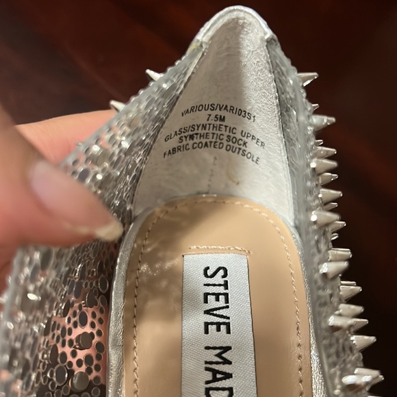 Steve Madden Various Clear Rhinestones Studded Pump‎ - Picture 6 of 6